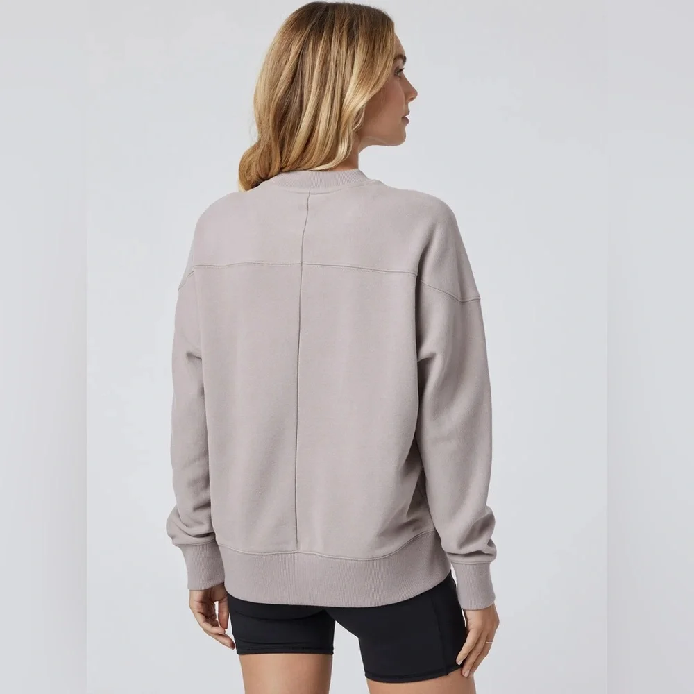 New Vuori Sedona Weekend Crewneck Sweatshirt In Pewter XL - Picture 2 of 6